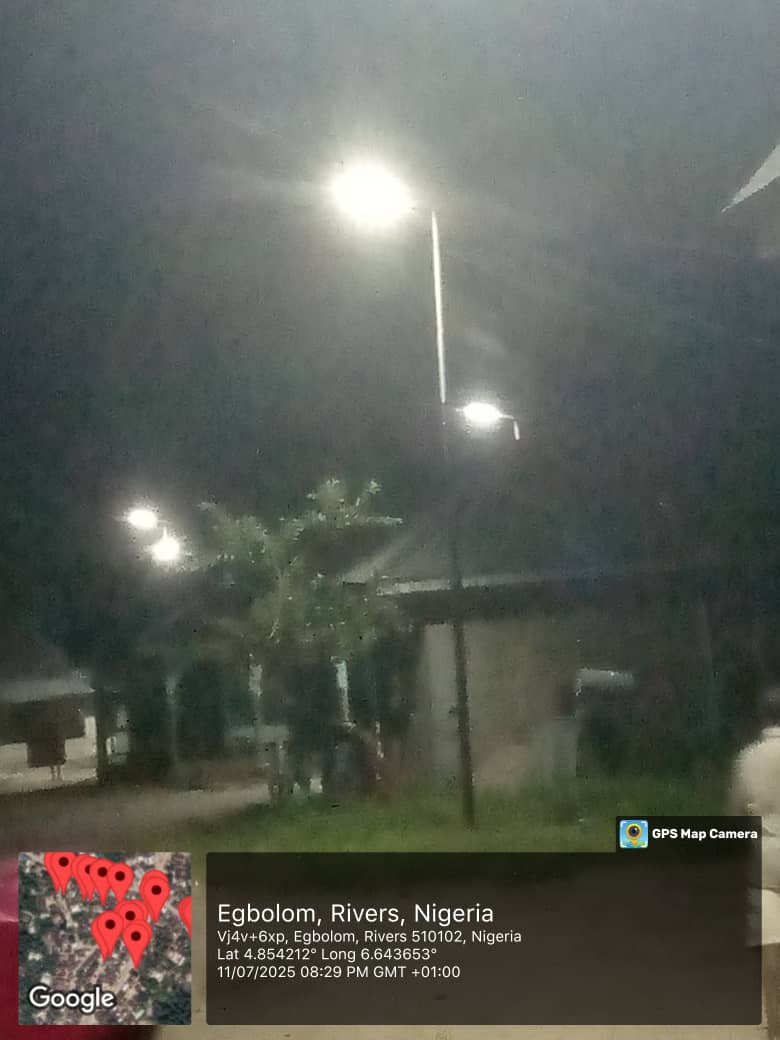 Emergency Provision of Solar Streetlight in Okana-Oghora Road - Image 1